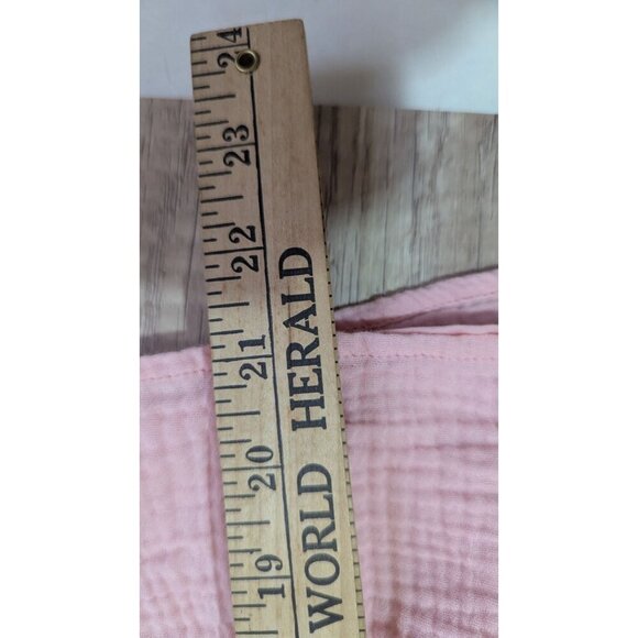 Girls Pink 5T Wonder Nation Sleeveless Cotton Dress With Pockets & Crisscross Ba - Picture 6 of 8